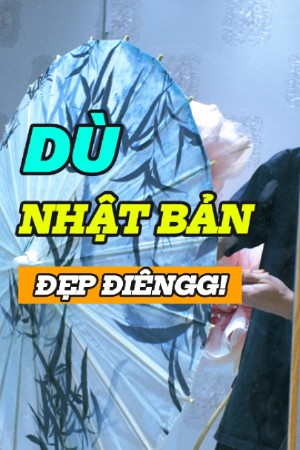 Dù Cổ Trang Họa Tiết Cành Trúc – Phụ Kiện Chụp Ảnh Thanh Nhã