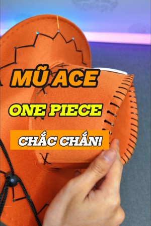 Phụ kiện không thể thiếu nếu muốn cos Ace \'chuẩn auth\'!
- Thiết kế mô phỏng chính xác 100% chiếc mũ của nhân vật Ace trong truyện.
- Trở thành Hỏa Quyền Ace trong vòng 3 nốt nhạc với phiên bản mũ cowboy chuẩn chỉnh từ nhà BBCosplay.